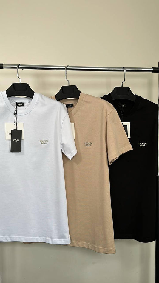 Fendi Classic Logo T-Shirts in Multiple Colors Men's Women's Reps UK Best Quality AAA Replica