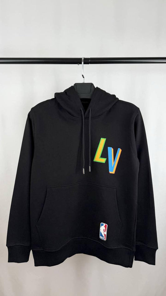 Louis Vuitton X NBA Men's Women's Hoodie in Black Color Reps Sale UK Best Quality AAA Replica