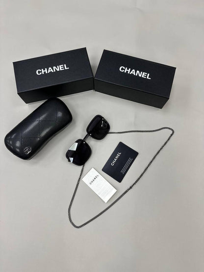 Chanel Square CH4244 Black Sunglasses Men's Women's Reps Sale UK Best Quality Sale AAA Replica