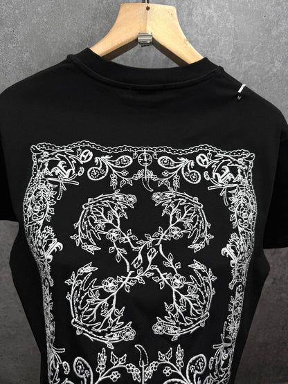 Off-White Tattoo Bandana Arrow Skate Men's Women's T-Shirts in Different Colors Reps Sale UK Best Quality AAA Replica