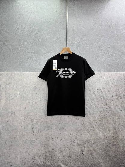 Givenchy Medallion Logo Cotton Men's Women's T-Shirts in 2 Colors Reps Sale UK Best Quality AAA Replica