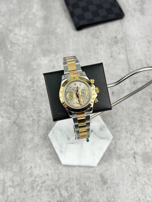 Rolex Cosmograph Daytona Two Tone Silver Dial Men's Watch Reps Sale UK Best Quality AAA Replica
