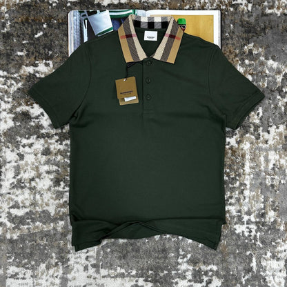 Burberry Check Cotton Piqué Polo Shirts Men's in Different Colors Reps Sale UK Sale Best Quality AAA Replica