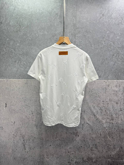 Louis Vuitton Essential Script Logo T-Shirts Men's Women's in 2 Colors Reps Sale UK Best Quality AAA Replica