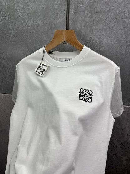 Loewe Anagram Logo Embroidered T-shirts Men's Women's in 2 Colors Reps UK Best Quality AAA Replica