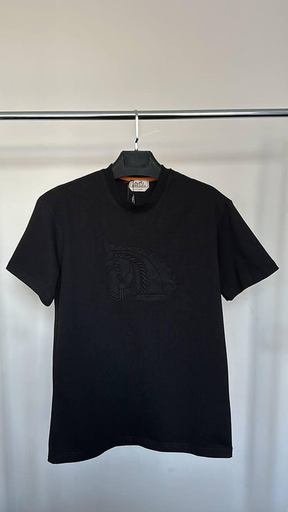 Hermes EKD Embroidery Men's Women's T-Shirts in Different Colors Reps UK Best Quality AAA Replica
