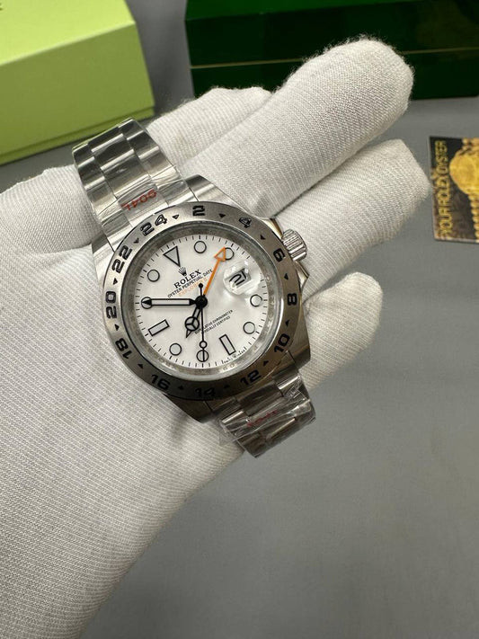 Rolex Explorer II 216570 Men's Watch White Dial Reps Sale UK Best Quality AAA Replica