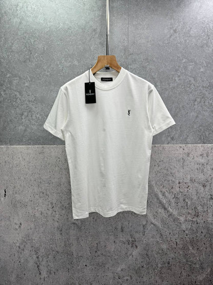 Saint Laurent Logo Icon Men's Women's T-Shirt in Different Colors Reps Sale UK Best Quality AAA Replica