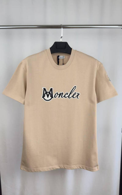 Moncler Embroidered Varsity Logo T-Shirt Men's Women's in Different Colors Reps Sale UK Best Quality Replica