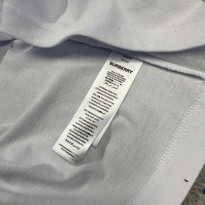 Burberry EKD Check Logo Slim-Fit Cotton Men's Women's T-Shirts in 2 Colors Reps Sale UK Best Quality AAA Replica