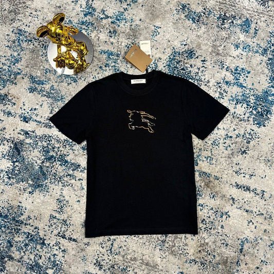 Burberry EKD Check Logo Slim-Fit Cotton Men's Women's T-Shirts in 2 Colors Reps Sale UK Best Quality AAA Replica