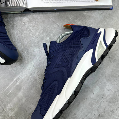 Louis Vuitton LV Runner Tatic Navy Blue Men's Trainers Reps Sale UK Best Quality AAA Replica