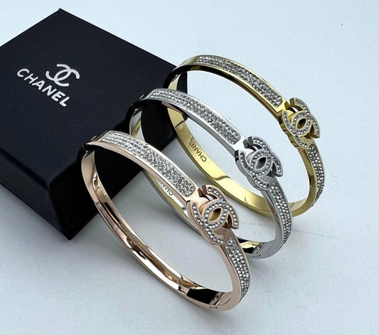 Chanel CC Logo Diamond Bracelet Women's in Different Colors Reps Sale UK Best Quality AAA Replica