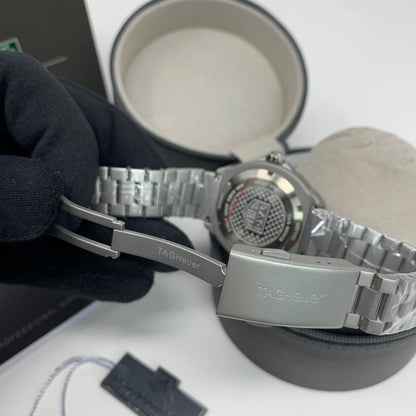 Tag Heuer Formula 1 Solargraph Men's Watch with Steel Case & Bracelet White Dial & Green Accent Model Reference: WBY1113.BA0042 UK Replica AAA Best Quality Reps