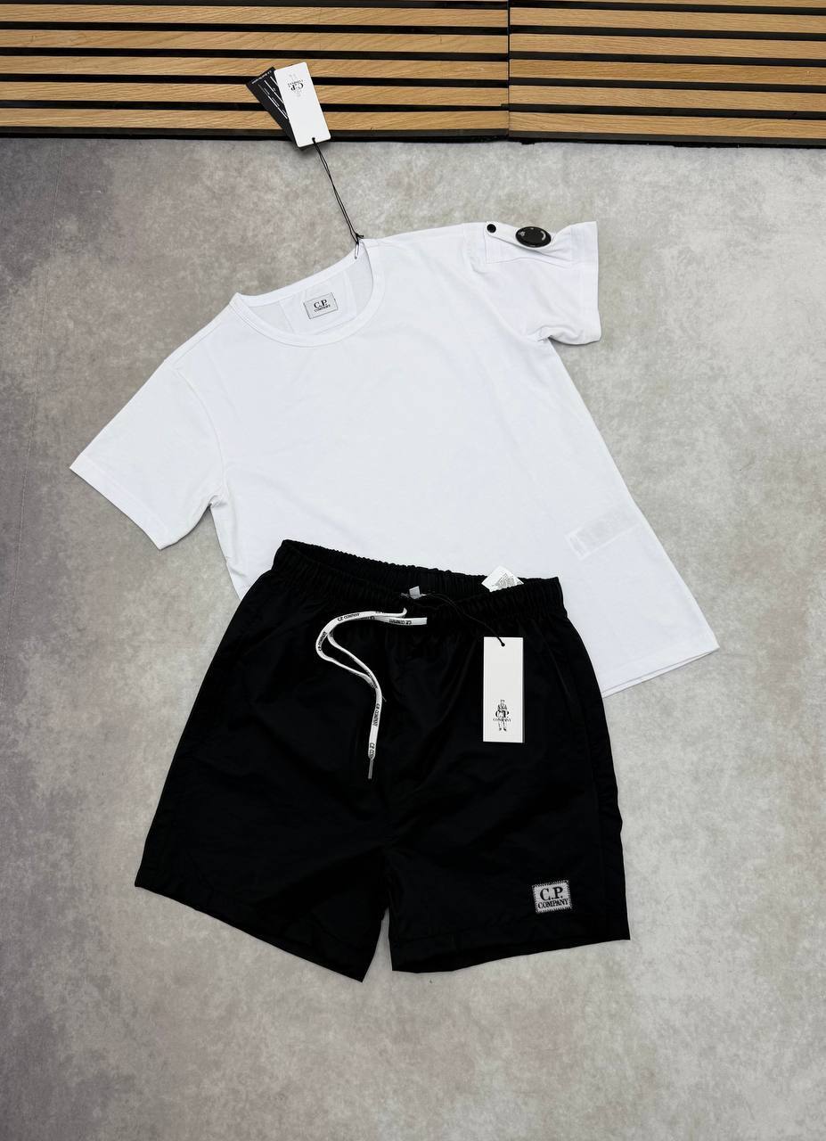 C.P. Company Men's Lens Crewnecj T-Shirt & Shorts Set in Different Colors Men's Reps Sale UK Best Quality AAA Replica