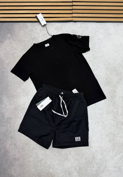 C.P. Company Lens T-Shirt & Shorts Set in 2 Colors Men's Reps Sale UK Best Quality AAA Replica