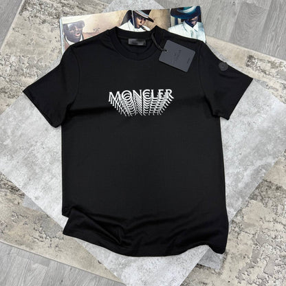 Moncler Optical Illusion Logo T-Shirt in Different Colour Men's Women's Reps Sale UK Best Quality Replica