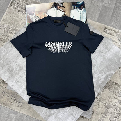 Moncler Optical Illusion Logo T-Shirt in Different Colour Men's Women's Reps Sale UK Best Quality Replica