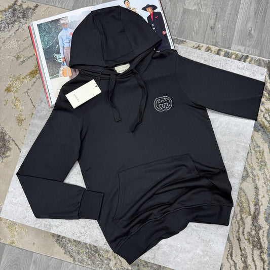 Gucci Interlocking G-Patch Oversized Pullover Men's Women's Hoodie in Different Colors Reps UK Best Quality AAA Replica