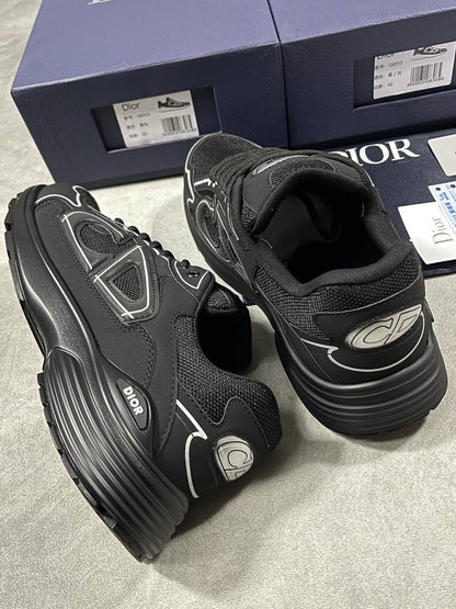 Dior B30 Triple Black Men's Sneakers Reps UK Best Quality AAA Replica