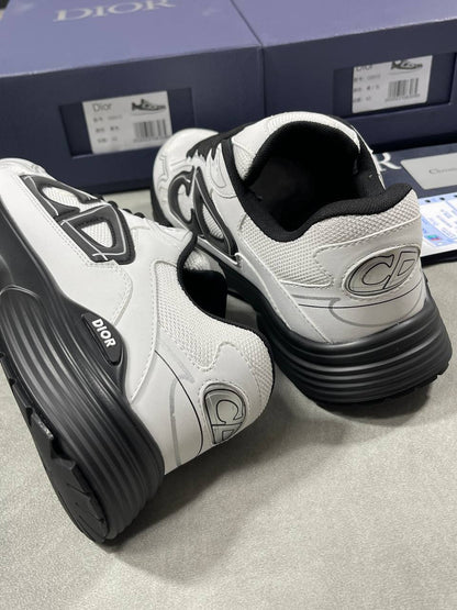 Dior B30 Reflective 'White Black' Men's Sneakers Reps UK Best Quality AAA Replica