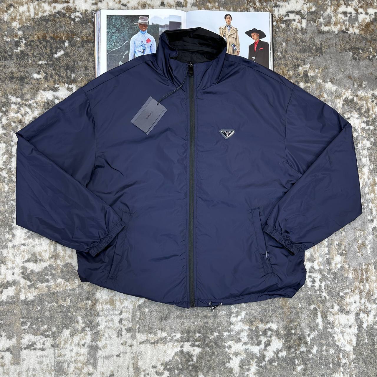 Prada Re-Nylon Puffer Jacket Men's Women's in 2 Colors Reps Sale UK Best Quality AAA Replica