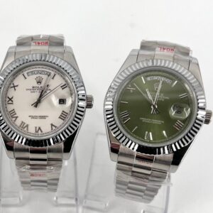 Rolex Oyster Perpetual Day-Date President bracelet 2 colours AAA replica watch UK - men's designer reps