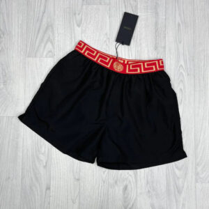 Versace Greca Border swim shorts black men's AAA replica UK - designer reps sale