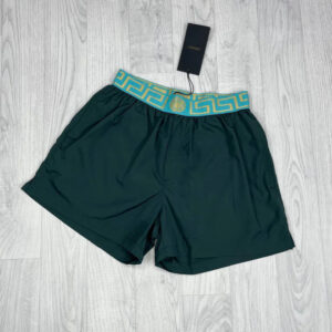 Versace Greca Border swim shorts green men's AAA replica UK - designer reps sale