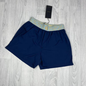 Versace Greca Border swim shorts navy blue men's AAA replica UK - designer reps sale