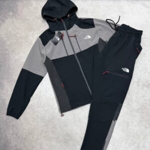 The North Face Stormgap Power Grid tracksuit black grey men's AAA replica UK - designer reps sale