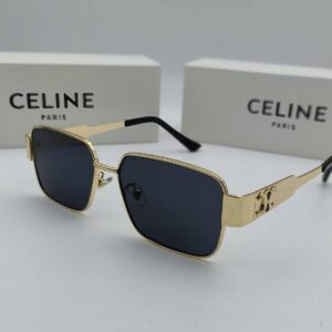 Celine Triomphe 01 Rectangular Golden Frame sunglasses AAA replica UK - men's women's designer reps sale