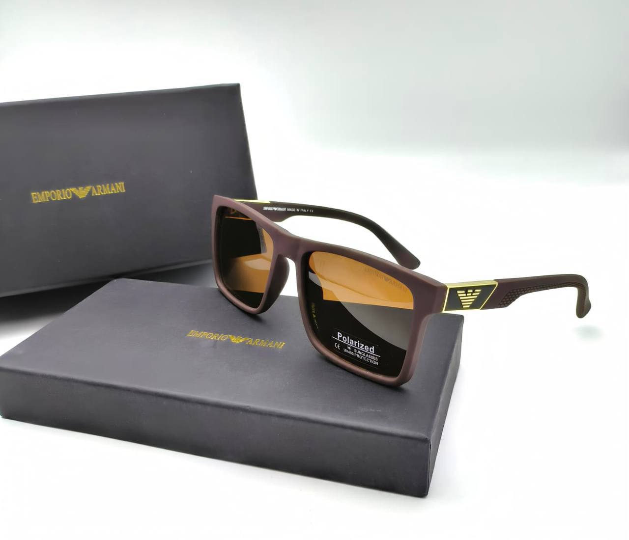 photo 5775900942430572416 y Emporio Armani EA4224 Rectangular Brown sunglasses AAA replica UK - men's women's designer reps sale