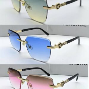 Versace Rimless Rectangle sunglasses AAA replica UK - men's women's different colours designer reps sale