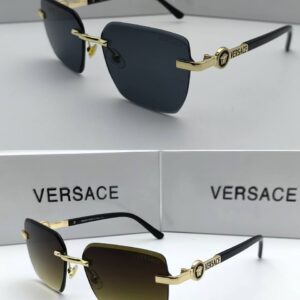 Versace Rimless Medusa Rectangle sunglasses AAA replica UK - men's women's 2 colours designer reps sale