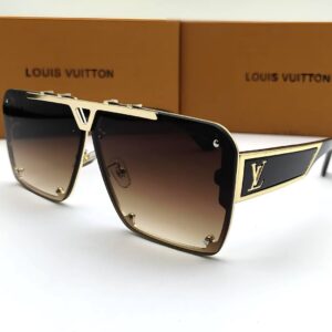 Louis Vuitton Cyclone Square Brown Gradient sunglasses AAA replica UK - men's women's designer reps