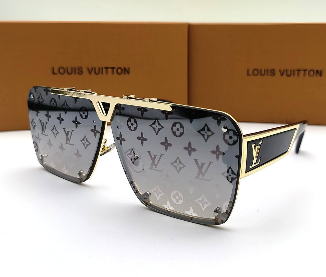 photo 5775900942430572436 y Louis Vuitton Cyclone Square Grey Monogram sunglasses AAA replica UK - men's women's designer reps sale