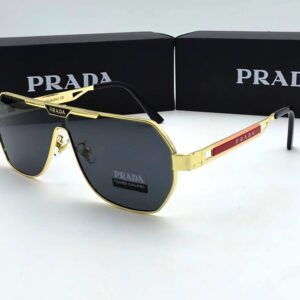 Prada Navigator sunglasses golden frame AAA replica UK - men's women's designer reps sale