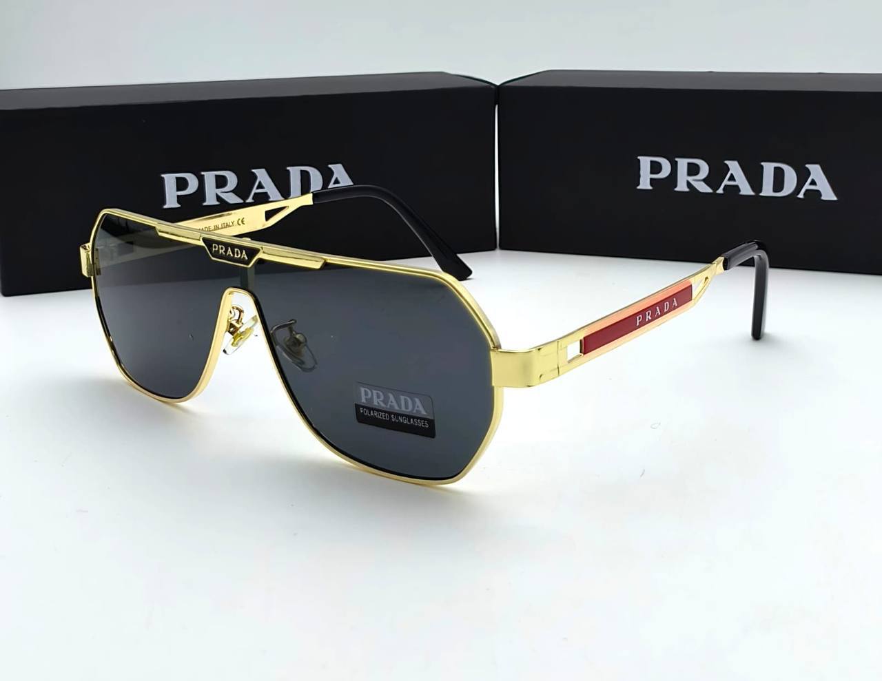photo 5775900942430572442 y Prada Navigator sunglasses golden frame AAA replica UK - men's women's designer reps sale