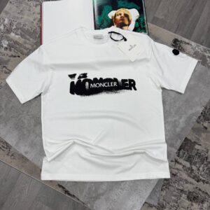 Moncler Spray Print Logo t-shirt AAA replica UK - men's women's 2 colours designer reps sale