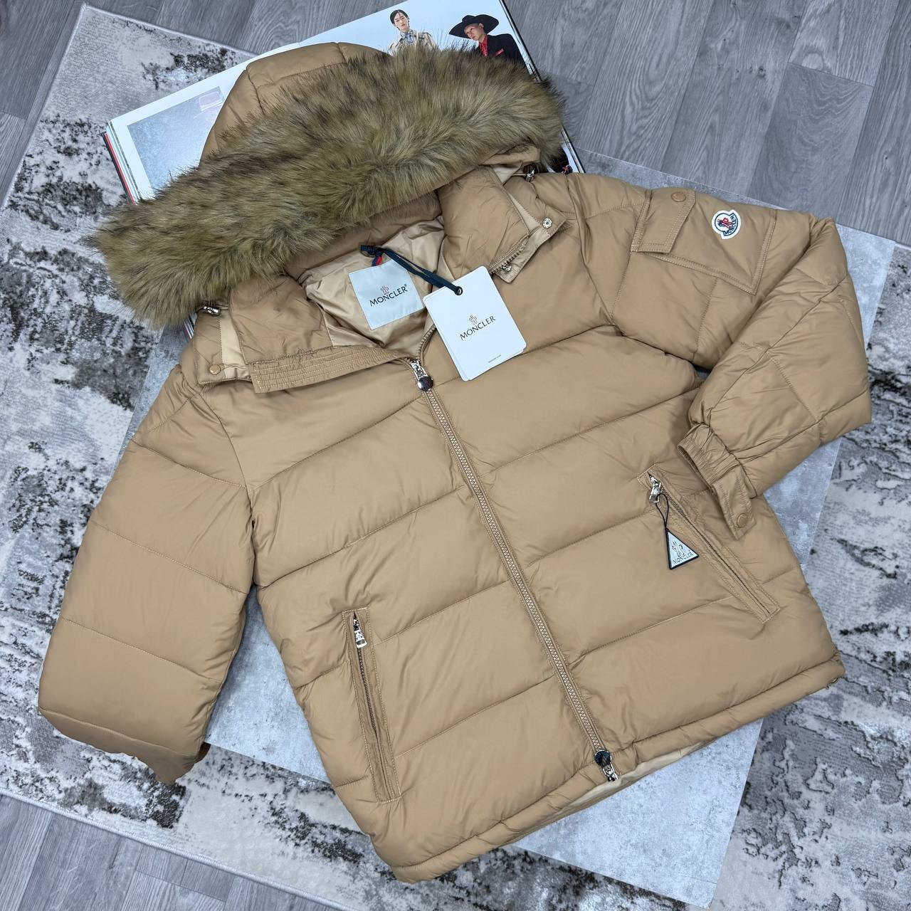 photo 5776275549478129274 y Moncler Mayaf jacket with detachable fur AAA replica UK - 2 colours designer reps sale