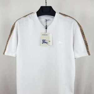 Burberry Check Shoulder-Tape t-shirt AAA replica UK - men's women's different colours designer reps sale