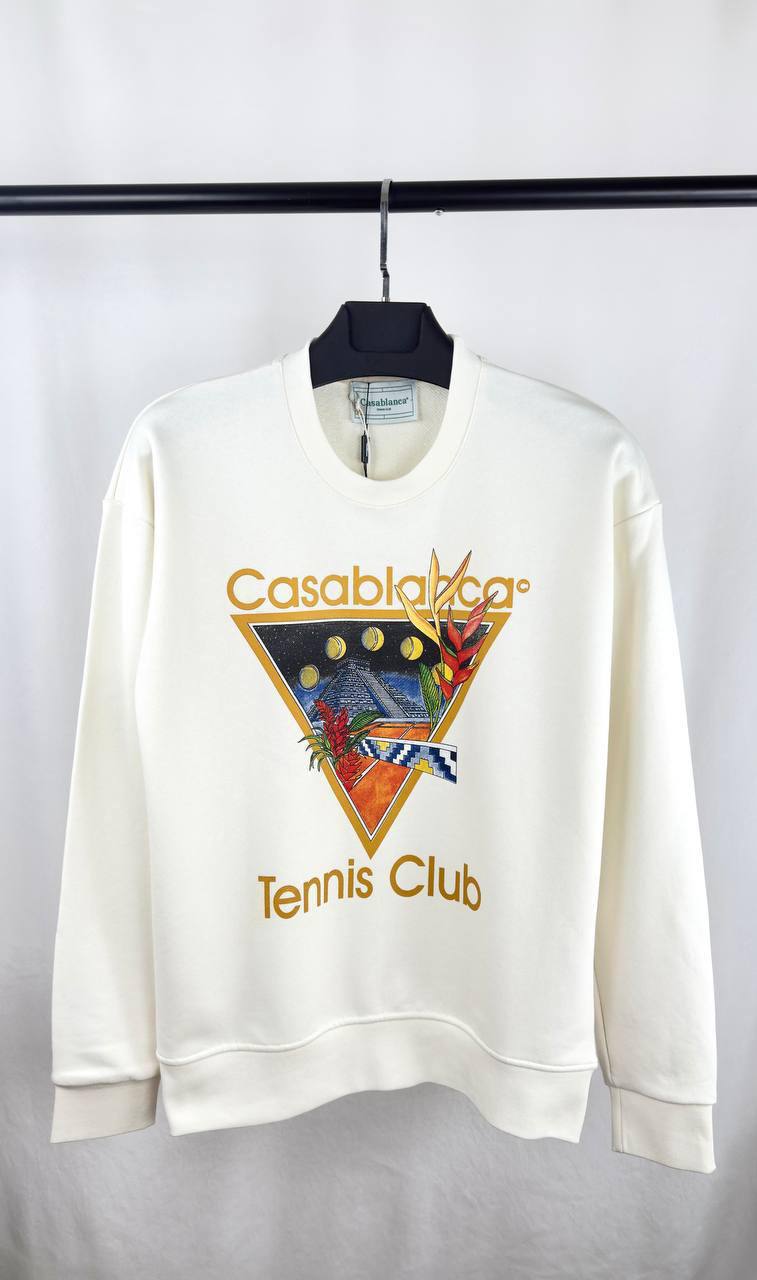 photo 5778527349291814089 y Casablanca Tennis Club Icon jumper AAA replica UK - men's women's 2 colours designer reps sale