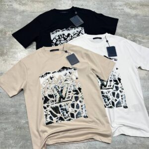 Louis Vuitton Velvet Jacquard t-shirt AAA replica UK - men's women's different colours designer reps sale