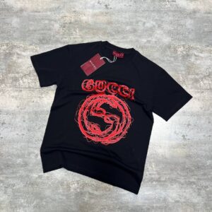 Gucci Scribble Interlocking G t-shirt AAA replica UK - men's women's 2 colours designer reps sale