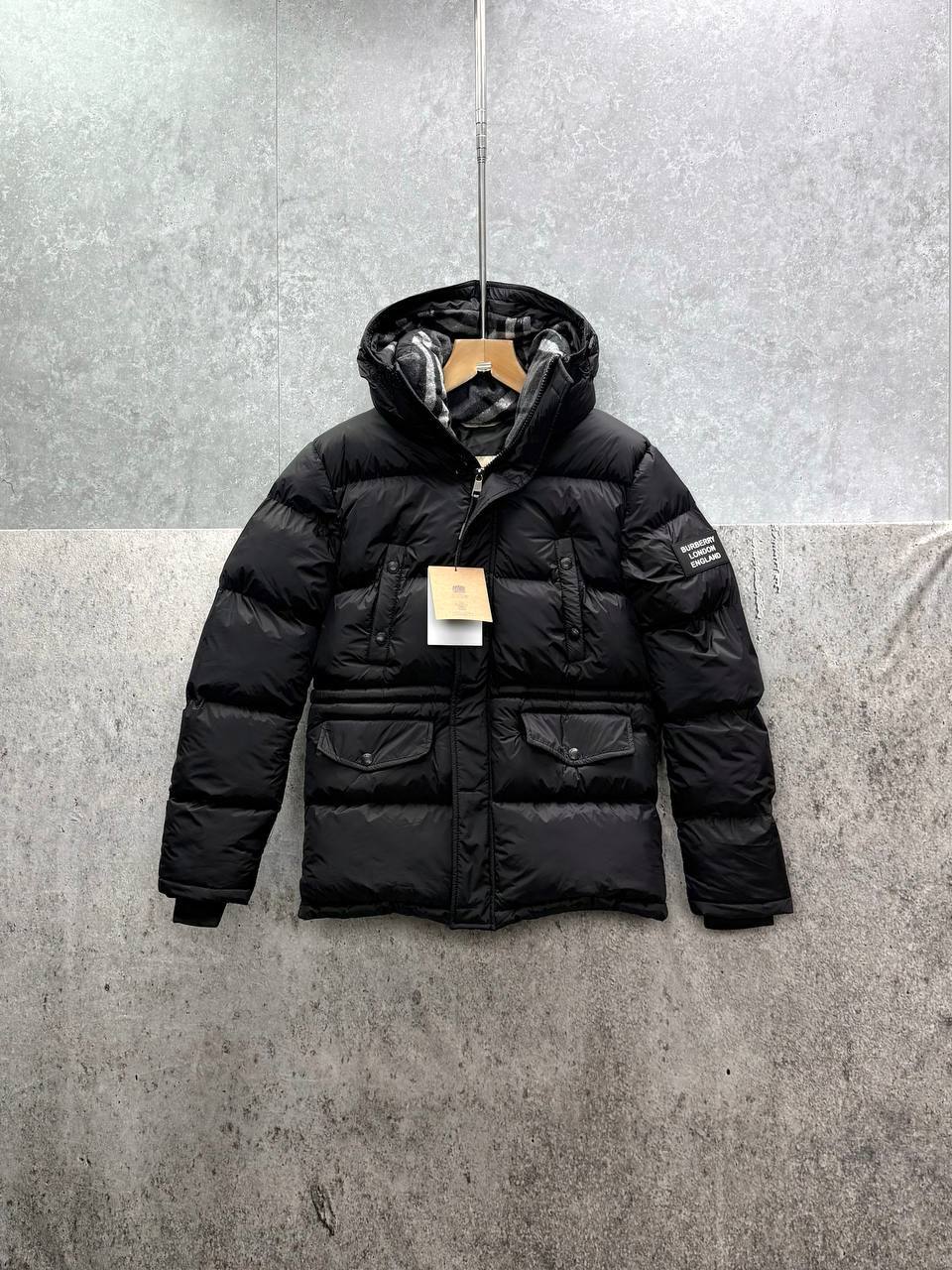 photo 5780798442098592780 y Burberry Hooded Puffer jacket black AAA replica UK - designer reps sale