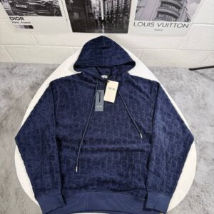 Dior Oblique Towel Relaxed-Fit hoodie AAA replica UK - men's women's 2 colours designer reps sale