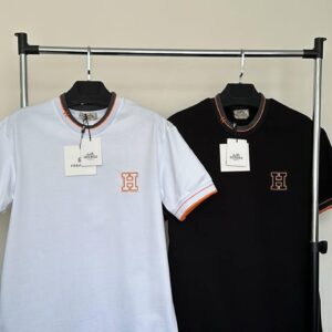 Hermes H Embroidered crewneck t-shirt AAA replica UK - men's women's different colours designer reps sale