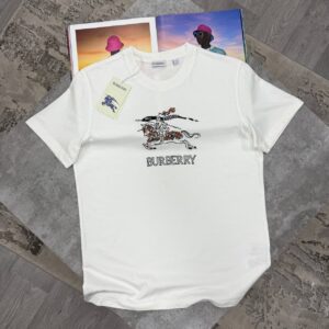 Burberry Equestrian Knight Sketch t-shirt AAA replica UK - men's women's 2 colours designer reps sale