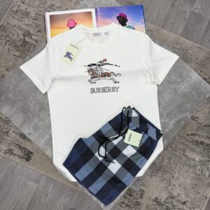 Burberry Equestrian Knight Sketch t-shirt shorts set men's AAA replica UK - different colours reps sale